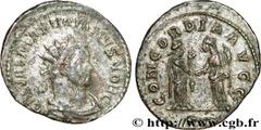 GALERE (1/03/293-5/05/311) Galerius Valerius Maximianus César (1/03/293-1/05/305) Aurelianus 293 N° brm_174284 Date : 293 Nom de l'atelier : Lyon Métal : billon Diamètre : 22,5mm Axe des coins : 12h. 