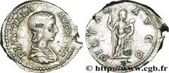 PLAUTILLE (+211) Publia Fulvia Plautilla Augusta (202-205) Denier 203 N° brm_174395 Date : 203 Nom de l'atelier : Rome Métal : argent Diamètre : 18mm Axe des coins : 6h. Poids : 3,48g. Degré de rareté