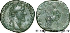 ANTONIN LE PIEUX (25/02/138-7/03/161) Titus Aurelius Fulvus Boionius Arrius Antoninus Auguste (10/07/138-7/03/161) Sesterce 156-157 N° brm_174583 Date : 156-157 Nom de l'atelier : Rome Métal : cuivre 