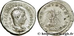 ELAGABAL (16/05/218-12/03/222) Marcus Aurelius Antoninus Antoninien 218 N° brm_174752 Date : 218 Nom de l'atelier : Rome Métal : argent Diamètre : 23mm Axe des coins : 12h. Poids : 5,52g. Degré de rar