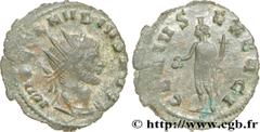 CLAUDE II LE GOTHIQUE (09/268-06-08/270) Marcus Aurelius Claudius Antoninien 268 - 269 N° brm_174873 Date : 268 - 269 Nom de l'atelier : Rome Métal : billon Diamètre : 22mm Axe des coins : 6h. Poids :