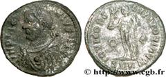 LICINIUS Ier (11/08/308-09/324) Valerius Licinianus Licinius Follis ou nummus 317-318 N° brm_175948 Date : 317-318 Nom de l'atelier : Cyzique Métal : cuivre Diamètre : 19mm Axe des coins : 12h. Poids 
