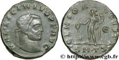 LICINIUS Ier (11/08/308-09/324) Valerius Licinianus Licinius Follis ou nummus 308-310 N° brm_175949 Date : 308-310 Nom de l'atelier : Thessalonique Métal : cuivre Diamètre : 24,50mm Axe des coins : 6h