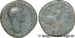 ANTONIN LE PIEUX (25/02/138-7/03/161) Titus Aurelius Fulvus Boionius Arrius Antoninus Auguste (10/07/138-7/03/161) Sesterce 152 N° brm_176940 Date : 152 Nom de l'atelier : Rome Métal : cuivre Diamètre