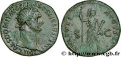 DOMITIEN (12/69-18/09/96) Titus Flavius Domitianus Auguste (13/09/81-18/09/96) Dupondius 92-94 N° brm_177145 Date : 92-94 Nom de l'atelier : Rome Métal : cuivre Diamètre : 26,50mm Axe des coins : 6h. 