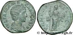 JULIA MAMEE (+235) Julia Mamaea Fille de Julia Mوsa, mère d'Alexandre Sévère - Augusta (221-235) Sesterce 224 N° brm_177222 Date : 224 Nom de l'atelier : Rome Métal : cuivre Diamètre : 30,00mm Axe des