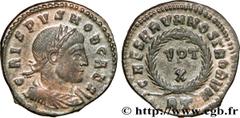 CRISPUS (1/04/317-09/326) Flavius Julius Crispus César (317-326) Centenionalis ou nummus 321 N° brm_177389 Date : 321 Nom de l'atelier : Rome Métal : cuivre Diamètre : 20,50mm Axe des coins : 12h. Poi