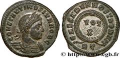 CONSTANTIN II (1/03/317-04/340) Flavius Claudius Julius Constantinus César (1/03/317-9/09/337) Centenionalis ou nummus 324 N° brm_177400 Date : 324 Nom de l'atelier : Rome Métal : cuivre Diamètre : 18