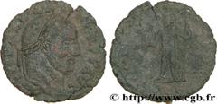 ALEXANDRE (juin 308 - fin 310, début 311) Lucius Domitius Alexander Follis ou nummus 310 N° brm_178205 Date : 310 Nom de l'atelier : Carthage Métal : cuivre Diamètre : 21mm Axe des coins : 12h. Poids 
