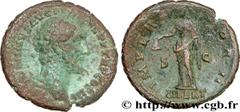 ANTONIN LE PIEUX (25/02/138-7/03/161) Titus Aurelius Fulvus Boionius Arrius Antoninus Auguste (10/07/138-7/03/161) As 143 N° brm_178465 Date : 143 Nom de l'atelier : Rome Métal : cuivre Diamètre : 27,