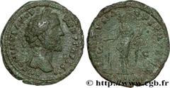 ANTONIN LE PIEUX (25/02/138-7/03/161) Titus Aurelius Fulvus Boionius Arrius Antoninus Auguste (10/07/138-7/03/161) As 158 N° brm_178473 Date : 158 Nom de l'atelier : Rome Métal : cuivre Diamètre : 27,