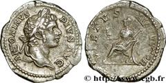 CARACALLA (27/05/196-8/04/217) Marcus Aurelius Antoninus Co-empereur avec Septime Sévère (04/198-209) Denier 207 N° brm_179245 Date : 207 Nom de l'atelier : Rome Métal : argent Diamètre : 20mm Axe des