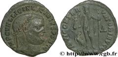 LICINIUS Ier (11/08/308-09/324) Valerius Licinianus Licinius Follis ou nummus 313 N° brm_181224 Date : 313 Nom de l'atelier : Héraclée Métal : cuivre Diamètre : 23,50mm Axe des coins : 12h. Poids : 3,