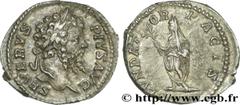 SEPTIME SEVERE (13/04/193-4/02/211) Lucius Septimius Severus Denier 201 N° brm_181992 Date : 201 Nom de l'atelier : Rome Métal : argent Diamètre : 17mm Axe des coins : 12h. Poids : 3,37g.   Etat de co