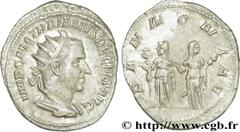 TRAJAN DECE (07/249-06/251) Caius Messius Quintus Traianus Decius Antoninien 250 N° brm_181995 Date : 250 Nom de l'atelier : Rome Métal : billon Diamètre : 23mm Axe des coins : 12h. Poids : 4,01g.   E