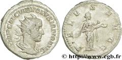 VOLUSIEN (06/251-06/253) Caius Vibius Afinius Gallus Vendumnianus Volusianus Auguste (11/251-05/253) Antoninien 253 N° brm_181998 Date : 253 Nom de l'atelier : Rome Métal : billon Diamètre : 22mm Axe 