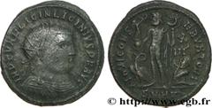 LICINIUS Ier (11/08/308-09/324) Valerius Licinianus Licinius Follis ou nummus 321-324 N° brm_182090 Date : 321-324 Nom de l'atelier : Héraclée Métal : cuivre Diamètre : 20,5mm Axe des coins : 12h. Poi