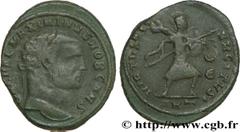 MAXIMIN II DAIA (1/05/305-04/313) Caius Galerius Valerius Maximinus César (1/05/305-310) Follis ou nummus 309 N° brm_182141 Date : 309 Nom de l'atelier : Antioche Métal : cuivre Diamètre : 26,5mm Axe 