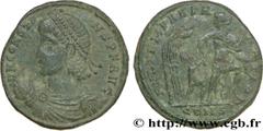 CONSTANS (25/12/335-18/01/350) Flavius Julius Constans Auguste (9/09/337-18/01-350) Maiorina, (MB, ئ 2) 348-351 N° brm_182167 Date : 348-351 Nom de l'atelier : Constantinople Métal : cuivre Diamètre :