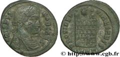 CRISPUS (1/04/317-09/326) Flavius Julius Crispus César (317-326) Centenionalis ou nummus 325-326 N° brm_182209 Date : 325-326 Nom de l'atelier : Héraclée Métal : cuivre Diamètre : 19mm Axe des coins :