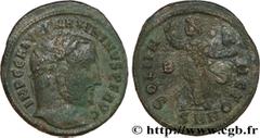 MAXIMIN II DAIA (1/05/305-04/313) Caius Galerius Valerius Maximinus Auguste (310-04/313) Follis ou nummus 311 N° brm_182263 Date : 311 Nom de l'atelier : Nicomédie Métal : cuivre Diamètre : 22,5mm Axe