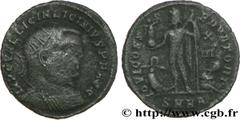 LICINIUS Ier (11/08/308-09/324) Valerius Licinianus Licinius Follis ou nummus 321-324 N° brm_182460 Date : 321-324 Nom de l'atelier : Héraclée Métal : cuivre Diamètre : 19,5mm Axe des coins : 12h. Poi