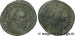 LICINIUS Ier (11/08/308-09/324) Valerius Licinianus Licinius Follis ou nummus 313 N° brm_182580 Date : 313 Nom de l'atelier : Héraclée Métal : cuivre Diamètre : 23mm Axe des coins : 6h. Poids : 3,48g.