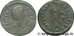 AELIA FLACCILLA (+386) ئlia Flaccilla femme de Théodose Ier, mère d'Arcadius et d'Honorius - Augusta (383-386) Maiorina pecunia, (MB, ئ 2) 383 N° brm_183682 Date : 383 Nom de l'atelier : Constantinopl