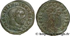 MAXIMIN II DAIA (1/05/305-04/313) Caius Galerius Valerius Maximinus César (1/05/305-310) Follis ou nummus 306 N° brm_183726 Date : 306 Nom de l'atelier : Ticinum Métal : cuivre Diamètre : 28mm Axe des