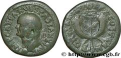 VESPASIEN (1/07/69-24/06/79) Titus Flavius Sabinus Vespasianus Dupondius 74 N° brm_183761 Date : 74 Nom de l'atelier : Samosate ou Antioche Métal : cuivre Diamètre : 28mm Axe des coins : 7h. Poids : 1