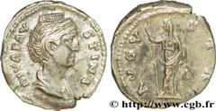 FAUSTINE MERE (+141) Annia Galeria Faustina Consécration d'Antonin le Pieux Denier c. après 148 N° brm_183802 Date : c. après 148 Nom de l'atelier : Rome Métal : argent Diamètre : 18,5mm Axe des coins