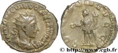 VOLUSIEN (06/251-06/253) Caius Vibius Afinius Gallus Vendumnianus Volusianus Auguste (11/251-05/253) Antoninien 253 N° brm_184343 Date : 253 Nom de l'atelier : Rome Métal : billon Diamètre : 20mm Axe 