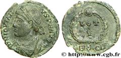 JOVIEN (27/06/363-17/02/364) Flavius Claudius Jovianus Maiorina ou nummus, (PB, ئ 3) 363-364 N° brm_185000 Date : 363-364 Nom de l'atelier : Héraclée Métal : cuivre Diamètre : 20mm Axe des coins : 6h.