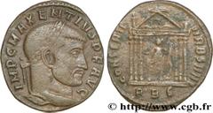 MAXENCE (28/10/306-28/10/312) Marcus Aurelius Valerius Maxentius Auguste (04/307-28/10/312) Follis ou nummus 308-310 N° brm_186067 Date : 308-310 Nom de l'atelier : Rome Métal : cuivre Diamètre : 26mm