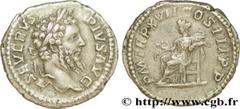 SEPTIME SEVERE (13/04/193-4/02/211) Lucius Septimius Severus Denier 210 N° brm_186396 Date : 210 Nom de l'atelier : Rome Métal : argent Diamètre : 18mm Axe des coins : 12h. Poids : 3,07g.   Etat de co