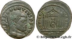 MAXENCE (28/10/306-28/10/312) Marcus Aurelius Valerius Maxentius Auguste (04/307-28/10/312) Follis ou nummus 310-311 N° brm_186627 Date : 310-311 Nom de l'atelier : Rome Métal : cuivre Diamètre : 25mm