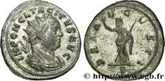 TACITE (11-12/275-06/276) Marcus Claudius Tacitus Aurelianus 276 N° brm_187019 Date : 276 Nom de l'atelier : Ticinum Métal : billon Diamètre : 22,5mm Axe des coins : 12h. Poids : 3,89g. Degré de raret