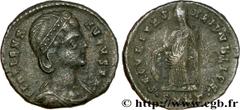 HELENE (+328) Flavia Julia Helena femme de Constance Ier, mère de Constantin Ier - Augusta (324-328) Centenionalis ou nummus 326-327 N° brm_187554 Date : 326-327 Nom de l'atelier : Cyzique Métal : cui