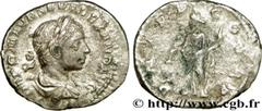 ALEXANDRE SEVERE (10/05/221-22/03/235) Marcus Aurelius Severus Alexander Auguste (13/03/222-22/02/235) Denier 222 N° brm_187740 Date : 222 Nom de l'atelier : Rome Métal : argent Diamètre : 18mm Axe de
