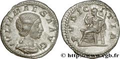 JULIA MAESA (+223 ou 226) Julia Mوsa Sœur de Julia Domna, mère de Julia Soémias et de Julia Mamée, grand-mère d'Elagabal et d'Alexandre Sévère - Augusta (218-223/226) Denier 222 N° brm_187987 Date : 2
