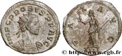 PROBUS (06-07/276-09/282) Marcus Aurelius Probus Aurelianus 282 N° brm_188083 Date : 282 Nom de l'atelier : Lyon Métal : billon Diamètre : 21,00mm Axe des coins : 6h. Poids : 4,14g. Etat de conservati