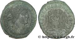 CONSTANS (25/12/335-18/01/350) Flavius Julius Constans Auguste (9/09/337-18/01-350) Centenionalis ou nummus 346-348 N° brm_188477 Date : 346-348 Nom de l'atelier : Siscia Métal : cuivre Diamètre : 16,