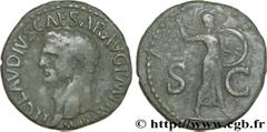 CLAUDE (24/01/41-13/10/54) Tiberius Claudius Drusus As 50-54 N° brm_188545 Date : 50-54 Nom de l'atelier : Rome Métal : cuivre Diamètre : 28,00mm Axe des coins : 6h. Poids : 12,20g. Etat de conservati