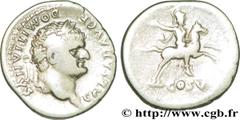 DOMITIEN (12/69-18/09/96) Titus Flavius Domitianus César sous Vespasien (12/69-24/06/79) Denier 77 N° brm_189768 Date : 77 Nom de l'atelier : Rome Métal : argent Diamètre : 18,5mm Axe des coins : 5h. 