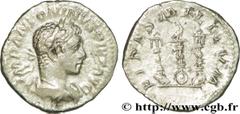 ELAGABAL (16/05/218-12/03/222) Marcus Aurelius Antoninus Denier 219 N° brm_189800 Date : 219 Nom de l'atelier : Rome Métal : argent Diamètre : 19,5mm Axe des coins : 7h. Poids : 2,22g. Degré de rareté