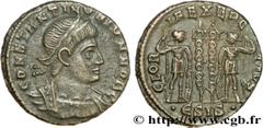 CONSTANTIN II (1/03/317-04/340) Flavius Claudius Julius Constantinus César (1/03/317-9/09/337) Centenionalis ou nummus 330-333 N° brm_190448 Date : 330-333 Nom de l'atelier : Siscia Métal : cuivre Dia