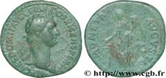DOMITIEN (12/69-18/09/96) Titus Flavius Domitianus Auguste (13/09/81-18/09/96) As 85 N° brm_190725 Date : 85 Nom de l'atelier : Rome Métal : cuivre Diamètre : 27mm Axe des coins : 6h. Poids : 9,16g. D