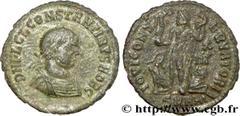 CONSTANTIN II (1/03/317-04/340) Flavius Claudius Julius Constantinus César (1/03/317-9/09/337) Follis ou nummus 321 N° brm_192228 Date : 321 Nom de l'atelier : Héraclée Métal : cuivre Diamètre : 20mm 