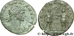 AURELIEN (07/270-09/275) Lucius Domitius Aurelianus Antoninien 271-272 N° brm_192476 Date : 271-272 Nom de l'atelier : Milan Métal : billon Diamètre : 21,5mm Axe des coins : 1h. Poids : 3,90g. Etat de
