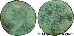 CALIGULA (16/03/37-24/01/41) Caius Cوsar Augustus Germanicus As 37-38 N° brm_193148 Date : 37-38 Nom de l'atelier : Rome Métal : cuivre Diamètre : 27,5mm Axe des coins : 7h. Poids : 10,04g. Etat de co